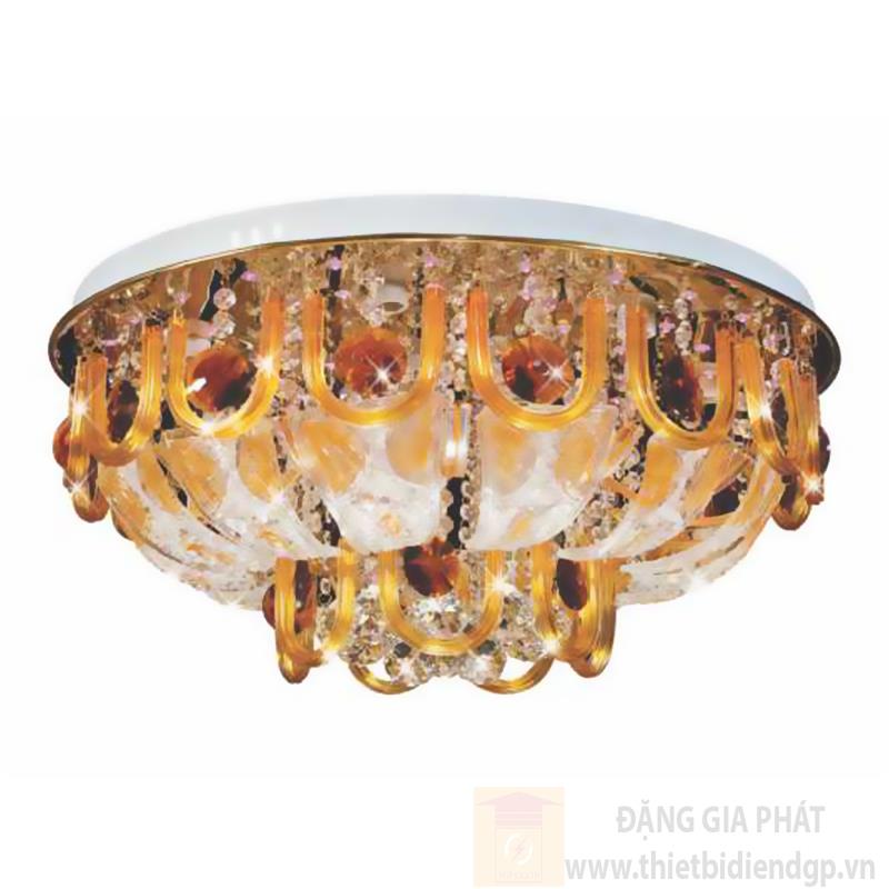 Đèn ốp trần Led tròn Ø600*H300, E14*10 lamp, LED color changer, remote